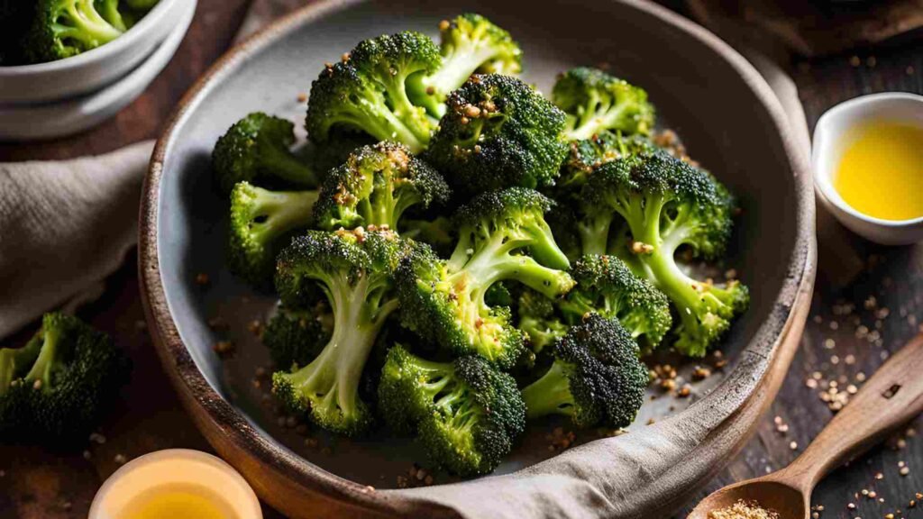 roasted frozen broccoli