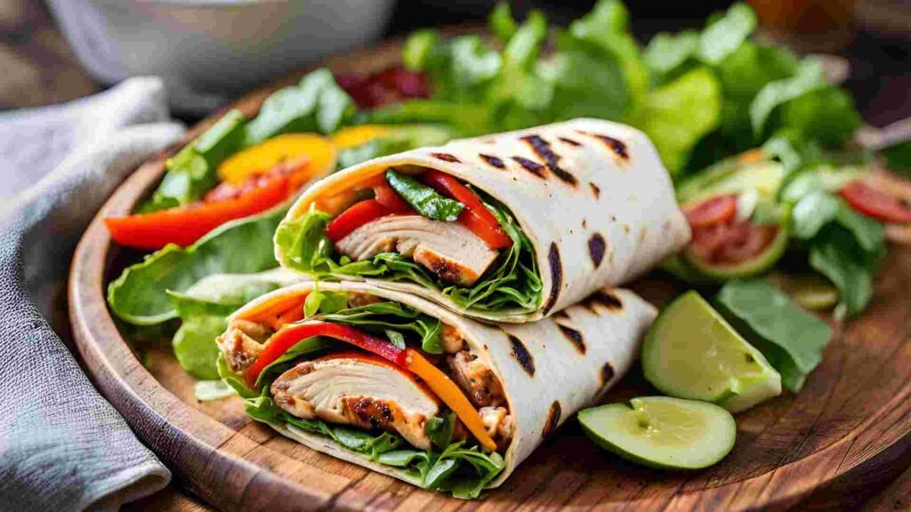 grilled chicken wrap